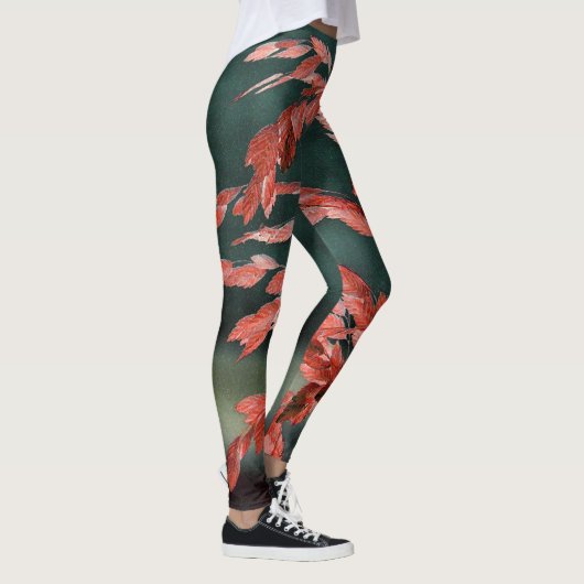 Leggings Abstrait d'avoine marine (Droite)