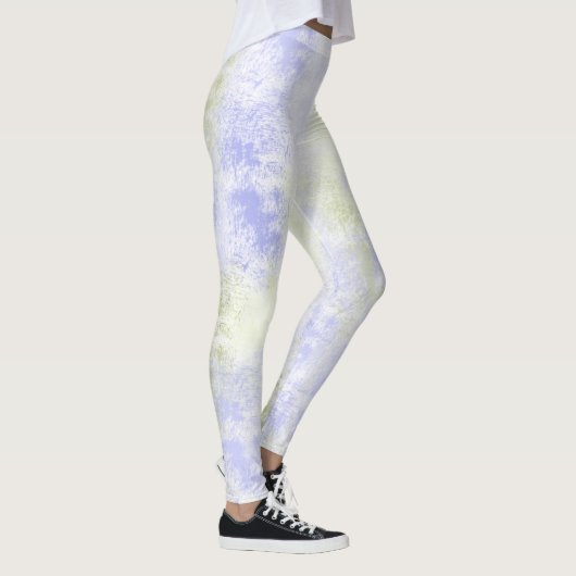 Leggings Abstrait d'olive violette (Droite)