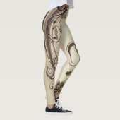 Leggings Abstrait doré (Droite)
