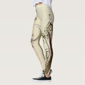 Leggings Abstrait doré (Gauche)