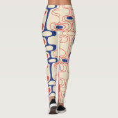 Leggings Abstrait du milieu du siècle : design moderne et t (Dos)