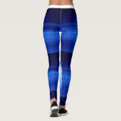 Leggings Abstrait en bleu #1 (Dos)