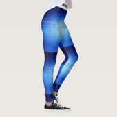 Leggings Abstrait en bleu #1 (Droite)