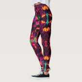 Leggings abstrait floral (Gauche)