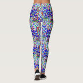 LEGGINGS ABSTRAIT FLORAL STYLISÉ (Dos)