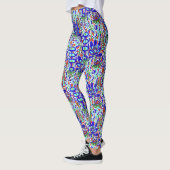 LEGGINGS ABSTRAIT FLORAL STYLISÉ (Gauche)