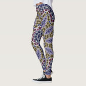 Leggings Abstrait folk mandala ethno traditionnel ornementa (Gauche)