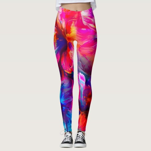 Leggings Abstrait Garden Bloom (Devant)