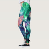 Leggings Abstrait Garden Flower Design (Gauche)