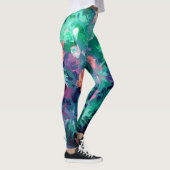 Leggings Abstrait Garden Flower Design (Droite)