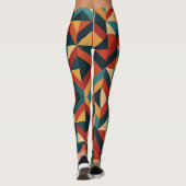 Leggings abstrait géométrique (Dos)
