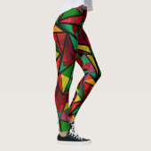 Leggings Abstrait, géométrique, polygonale (Droite)