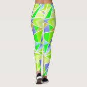 Leggings Abstrait, géométrique, polygonale (Dos)
