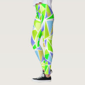 Leggings Abstrait, géométrique, polygonale (Gauche)