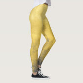 Leggings Abstrait gris jaune simple (Droite)