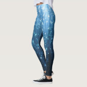 Leggings Abstrait lumineux : Art Arrière - plan éclairé. (Gauche)