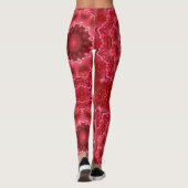 Leggings Abstrait, mandala, kaléidoscope (Dos)