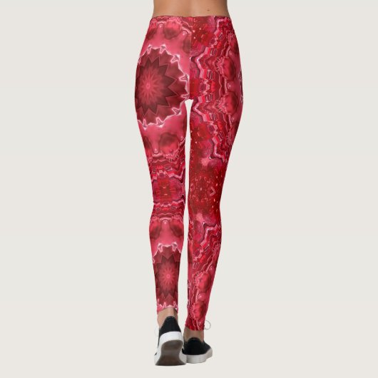 Leggings Abstrait, mandala, kaléidoscope (Dos)