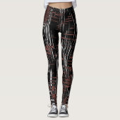 Leggings Abstrait moderne (Devant)