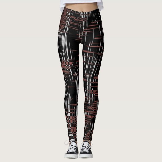Leggings Abstrait moderne (Devant)