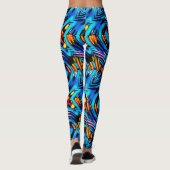 Leggings Abstrait moderne liquide moderne liquide liquide l (Dos)