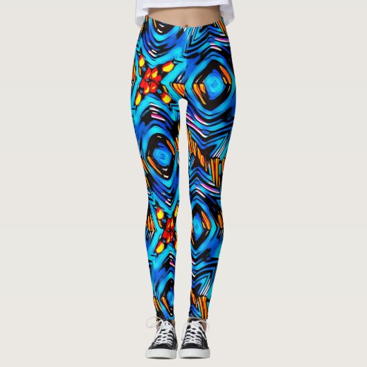 Leggings Abstrait moderne liquide moderne liquide liquide l (Devant)