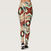 Leggings Abstrait moderne liquide moderne liquide liquide m (Dos)