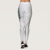 Leggings Abstrait moderne Shy Imaginaire Figure Fractal Art (Dos)