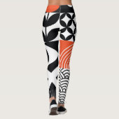 Leggings Abstrait moderne : toile de design artistique. (Dos)