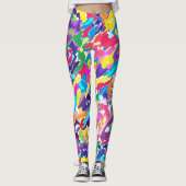 Leggings Abstrait multicolore (Devant)