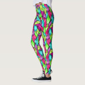 Leggings Abstrait multicolore (Gauche)