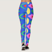 Leggings Abstrait multicolore moderne "Ratti_Creative_Arts" (Dos)