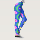 Leggings Abstrait multicolore moderne "Ratti_Creative_Arts" (Droite)