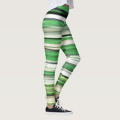 Leggings Abstrait n° 2 : Flou vert (Droite)