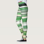 Leggings Abstrait n° 2 : Flou vert (Gauche)