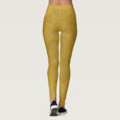 Leggings Abstrait or floral (Dos)