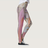 Leggings Abstrait Pastel Floral (Droite)
