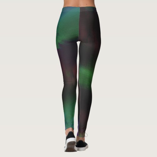 Leggings Abstrait peint (Dos)