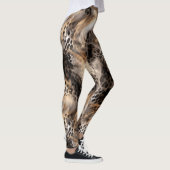 Leggings Abstrait Poster de animal léopard (Droite)