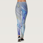 Leggings Abstrait pourpre (Dos)