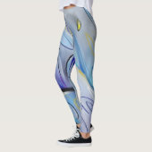 Leggings Abstrait pourpre (Gauche)