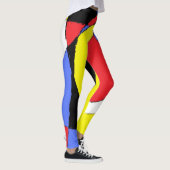 Leggings Abstrait rouge (Droite)
