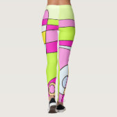 Leggings Abstrait Surfing Bubblegum (Dos)