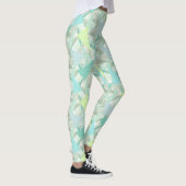 Leggings Abstrait Triangle Arrow Mint Blue Aqua Motif (Droite)