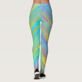 Leggings Abstrait Tropical Summer Fun (Dos)