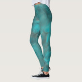 Leggings Abstrait turquoise (Gauche)