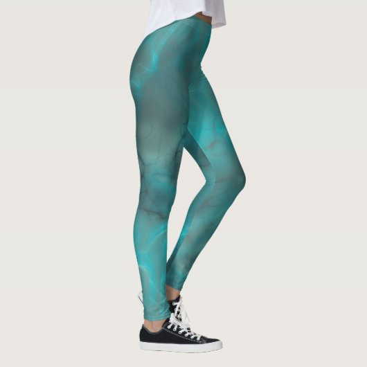 Leggings Abstrait turquoise (Droite)