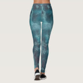 Leggings Abstrait turquoise (Dos)