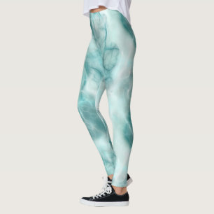 Leggings Abstrait turquoise