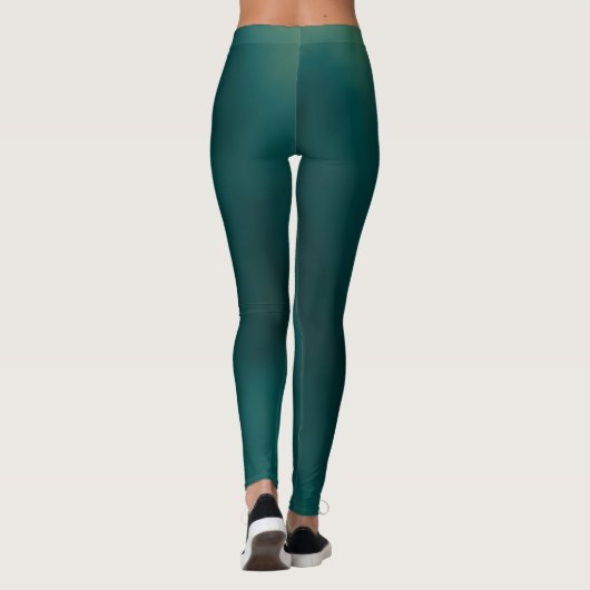 Leggings Abstrait turquoise (Dos)